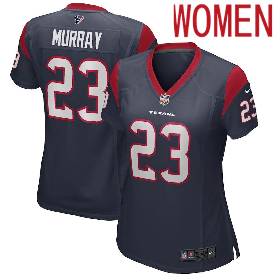 Women Houston Texans 23 Eric Murray Nike Navy Player Game NFL Jersey